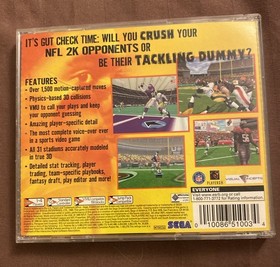 Sega Dreamcast SEGA SPORTS NFL 2K Football Game Original