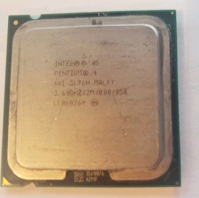 VERY RARE Intel Pentium 4 661 3.60ghz 2MB Socket LGA775 Processor SL96H TESTED!