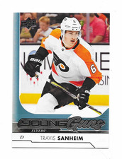2017-18 UD Series 1 - Travis Sanheim Young Guns Rookie Card # 214 (17-18). rookie card picture