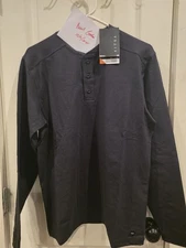 New w/tags Sitka Gear Foothills Long Sleeve Henley Black Men's Size Medium Shirt