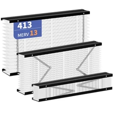 2-Pack 413 Filter Replacement for AprilAire 413 Models MERV 13 16x28x4