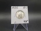 1936 25 Cent Quarter Bu 90% Silver