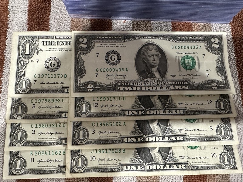 Lot Of 8 Birthyear / Anniversary  Notes 1971,1979,1980,1991,1993,1996,2009,2024