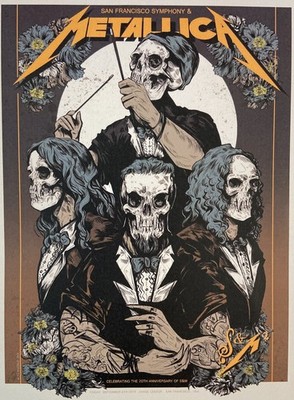 METALLICA 2019 San Fransisco Chase Centre Concert 1 A4-Sized Art Poster