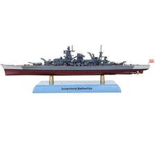 New 1/1000 Diecast Alloy WWII German Scharnhorst Battleship Model Souvenir Gift