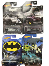 Batman Hot Wheels 4pc Set  Dc Comics And Classic Tv Series Batmobile  Sealed 1