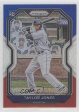 2021 Panini Prizm Tier II Red White & Blue Prizm Taylor Jones #184 0bt4