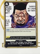 One Piece There's No Longer Any Need for Seven Warlords of the Sea OP10-096