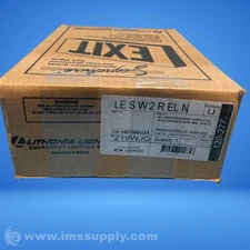Lithonia LE S W2 R EL N Exit Sign FNFP
