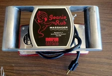 Vintage Morfam Jeanie Rub Genie Massager Deep Tissue W Carry Case Works Great