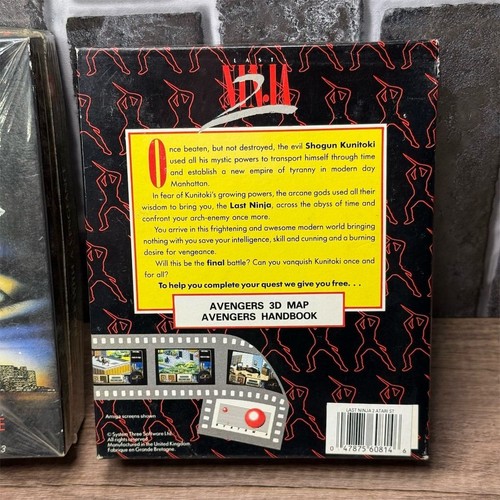Juego completo de caja vintage Atari ST Ninja 2 - Back With a Vengeance - Imagen 6 de 9