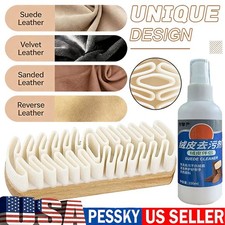 2X Crepe Rubber Brush And Remover For Suede Nubuck Shoes/Boots/Bags Cleaning