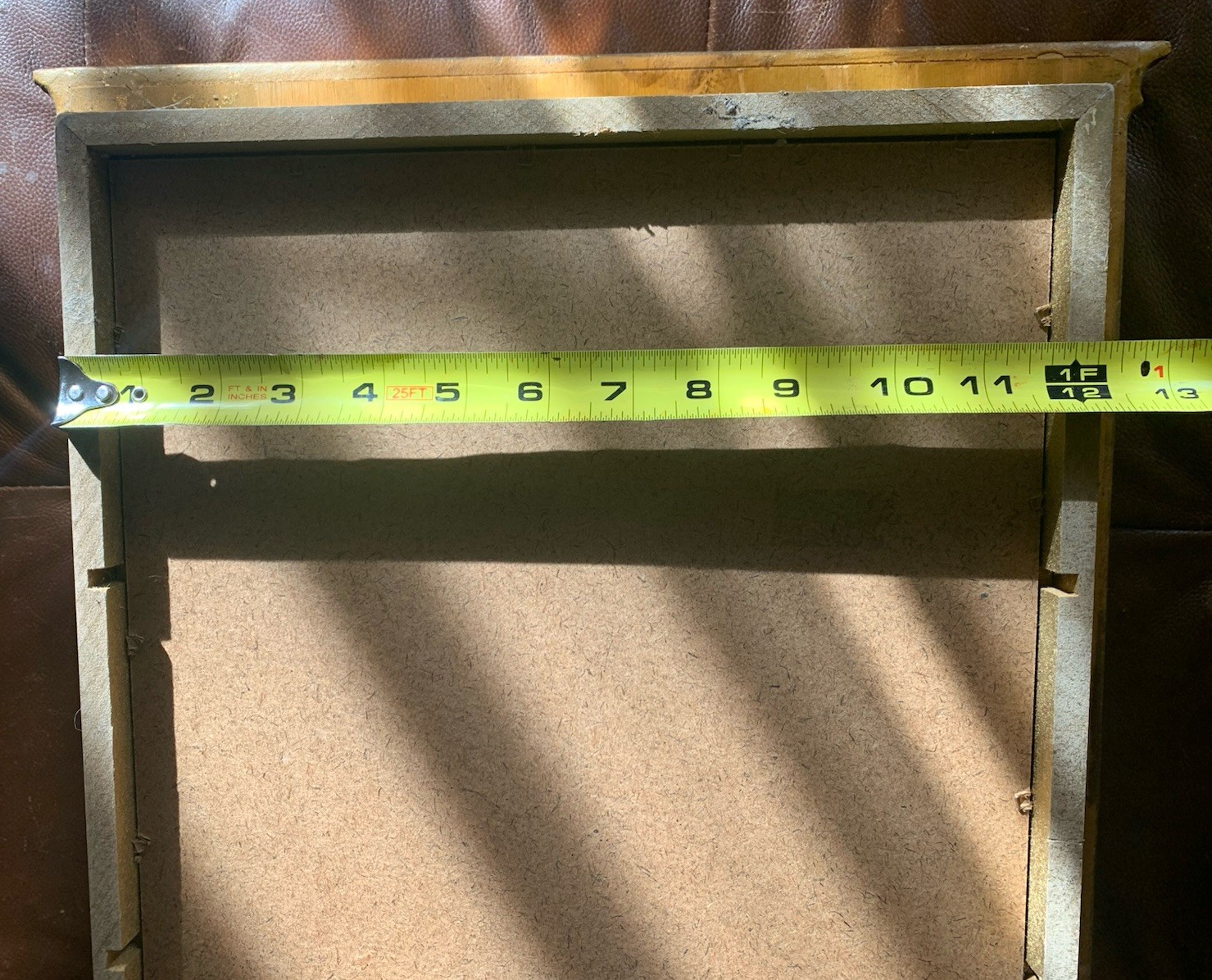 Italian Gold Greek Pediment Display Case Curio Cabinet Shelves w/Mirrored Back