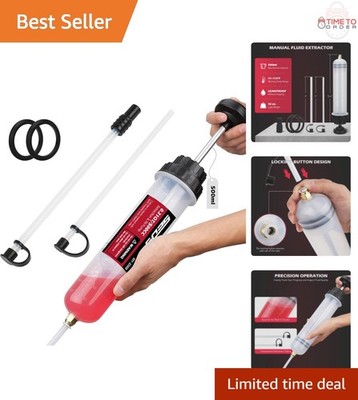 500CC Oil Syringe Fluid Extractor Pump Multi-Purpose Automotive Marine
