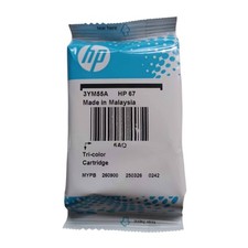 HP 67 Tri-color Original Ink Cartridge, 100 pages, 3YM55AN 140 March 2027