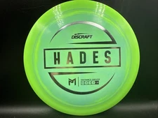 Discraft Swirly ESP , PAUL McBETH, Hades Green Swirl W/ Silver  Stamp  167-169 g