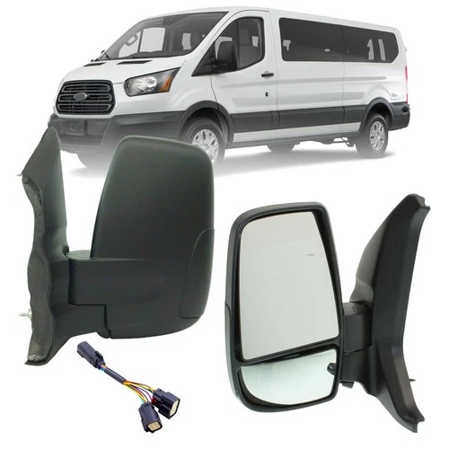 Driver Left Side Door Mirror For 2010-2025 Ford Transit 150 250 350 350 HD
