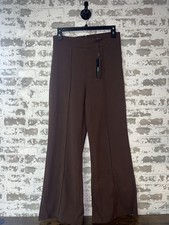 NWT! Fashion Nova Petite Victoria High Waisted Dress Pants Chocolate Brown 1X