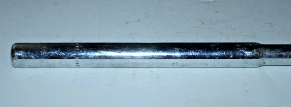 Tubo de asiento de tija de sillín Kalin vintage 300/26,2 mm 0 desplazamiento plateado acero Cruiser híbrido Foto 4 de 4