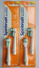 Spinbrush Pro Whiten 2x Medium  4x Soft Bristles Replacement Brush Heads NEW