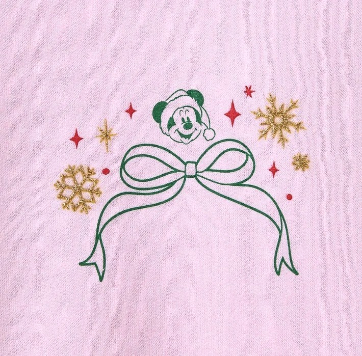 Disney Store Santa Mickey & Minnie Sweetest Time of the Year Pullover Sweatshirt image 6