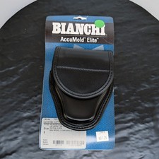 BIANCHI AccuMold Elite 7900 Covered Cuff Case Sz: 3 Black 23820 Handcuff