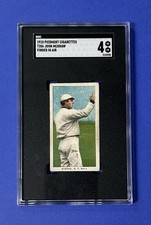 1910 Piedmont Cigarettes T206 John McGraw Finger In Air SGC 4 VG EX