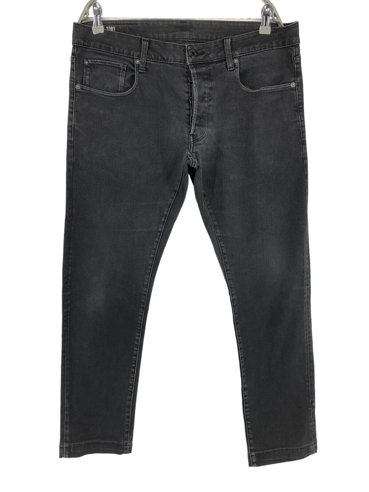 G-STAR RAW Men 3301 Slim COJ Jeans Size W34 L29