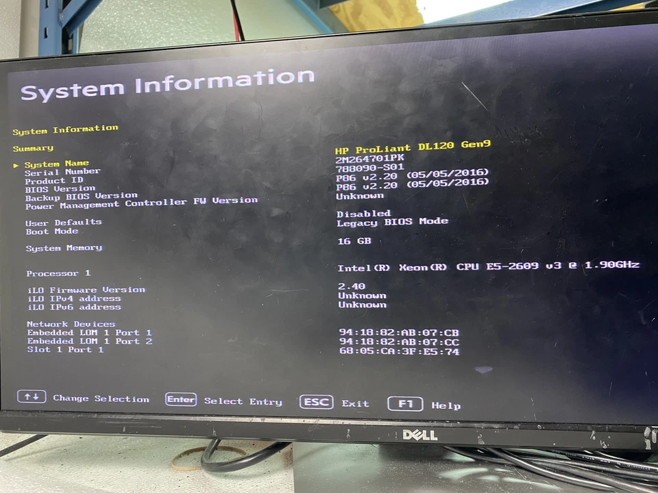 HP ProLiant DL120 Gen9 Xeon  E5-2609 v3 1.9GHz 16GB RAM NO HDD NO OS Good - Image 2 of 4