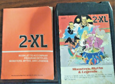 MEGO 2-XL TALKING ROBOT 8 TRACK PROGRAM TAPE MONSTERS MYTHS  LEGENDS RARE USED