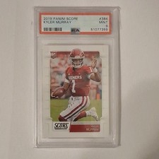 2019 Score Kyler Murray Rookie Card PSA 9 Mint. rookie card picture