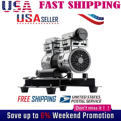 #ad NEW Air Compressor Motor 1500W 2HP 5.2CFM Max 145PSI Pressure Oil Free 1680RPM $139.11