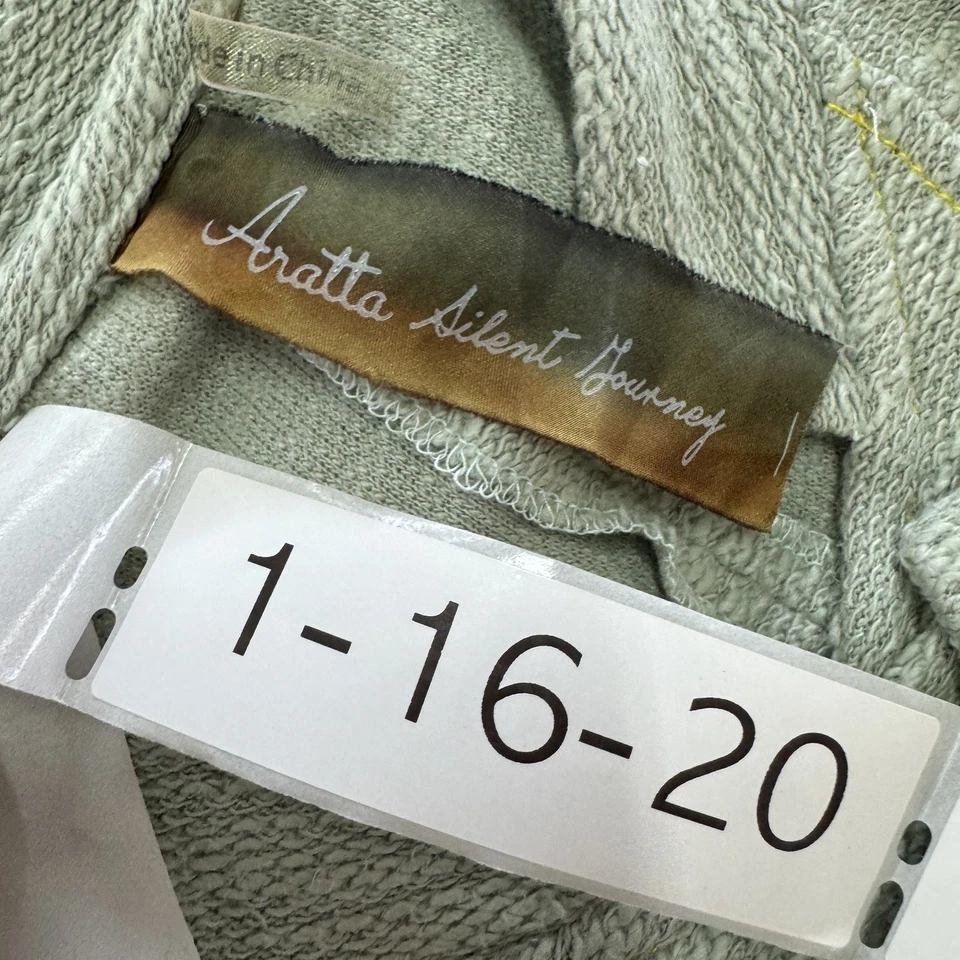 Aratta Silent Journey Jacket Womens Small Military Embroidered Button Boho Art - Image 3 of 4