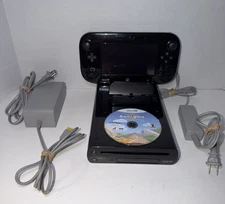 Nintendo Wii U WUP-101 Black Video Game Console w/ Game Tested & Works!