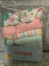 Cat Jack Toddler Girls' 7pk Rainbow Critters Briefs - Pink