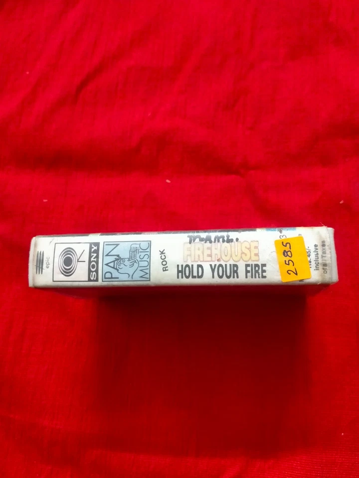 Fire House Hold Your Fire RARE orig Cassette tape INDIA indian clamshell - Image 2 of 4