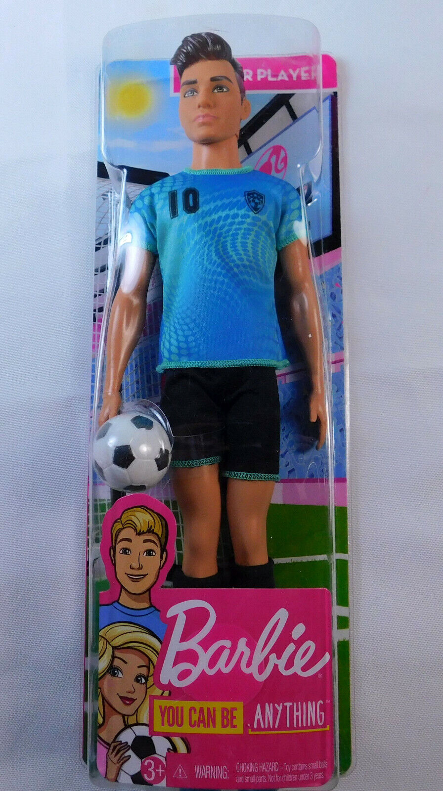 Barbie Mattel Soccer Player Ken Doll You Can Be Anything Series New in Box