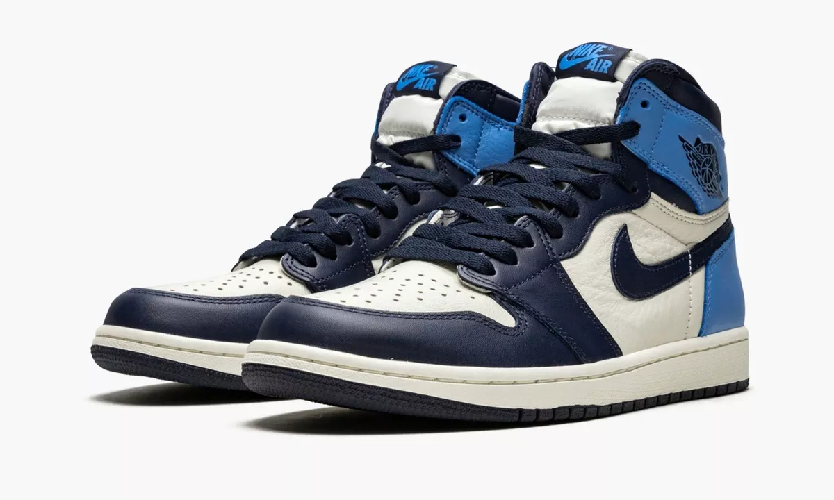 Nike Air Jordan 1 Retro High OG Obsidian University Blue Size 18