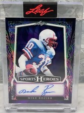 2025 Leaf Metal Sports Heroes Mike Rozier Purple Lava AUTO 1/1 SP