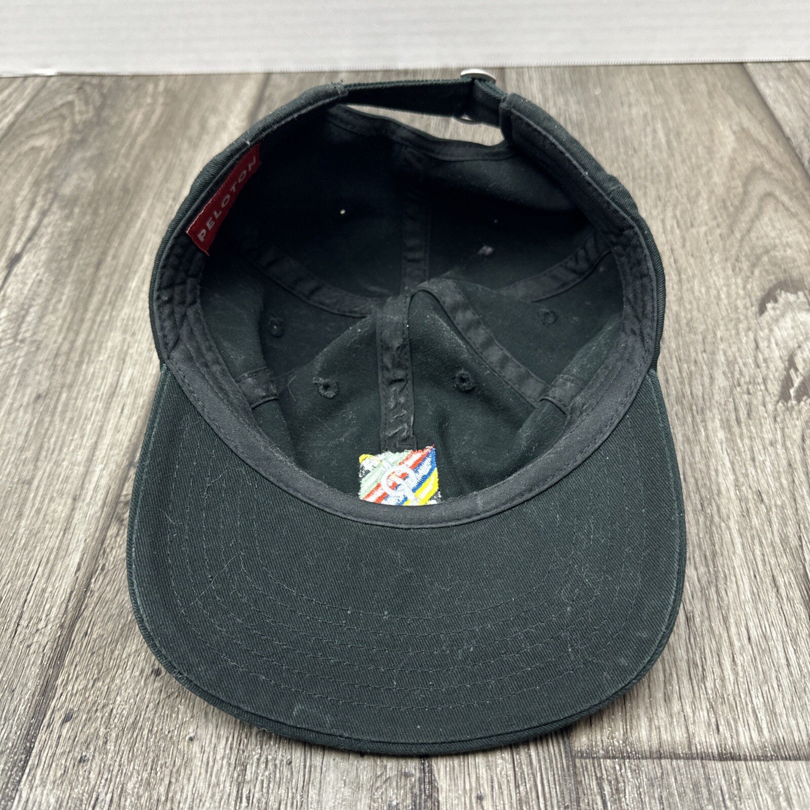 Black Peloton Adjustable StrapBack Multi Color Lo… - image 5