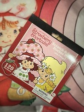 Strawberry Shortcake Scratch  Sniff Sticker Pad 6 Pages 120 stickers retro TV 