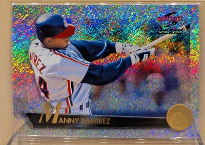 1995 Score Summit Nth DEGREE #18 Manny Ramirez Indians Refractor RARE PARALLEL