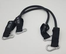 2 Single Resistance Bands for Physical Therapy Training Gym Home 30 40 Lb