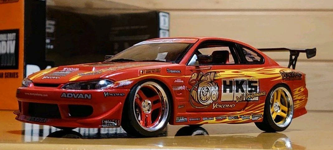 Hot Works 1/24 Diecast Model Minicar D1 Series Nissan Silvia