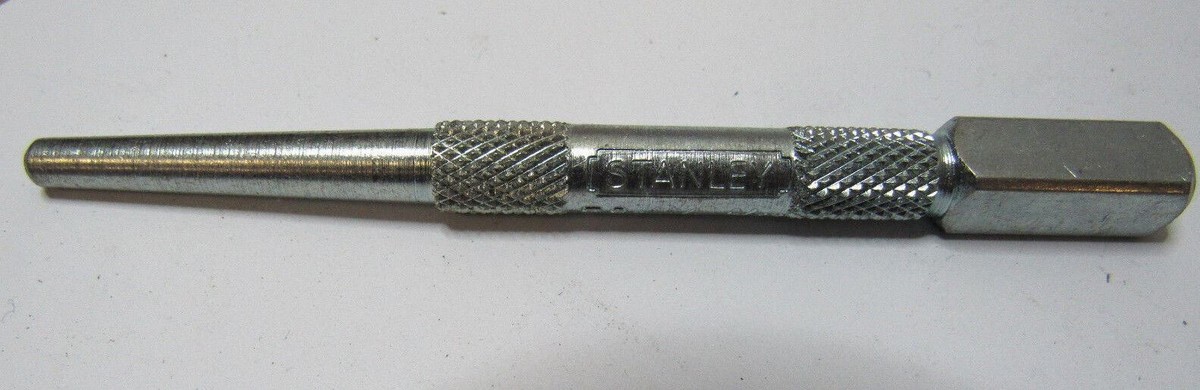 2 ct. USA STANLEY NAIL SET punch ,58-114 4/32 OR 1/8