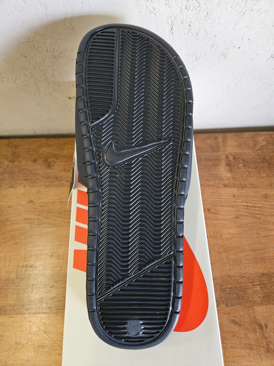 Stussy x Nike Benassi Off Noir Slides Black Brand New Men's
