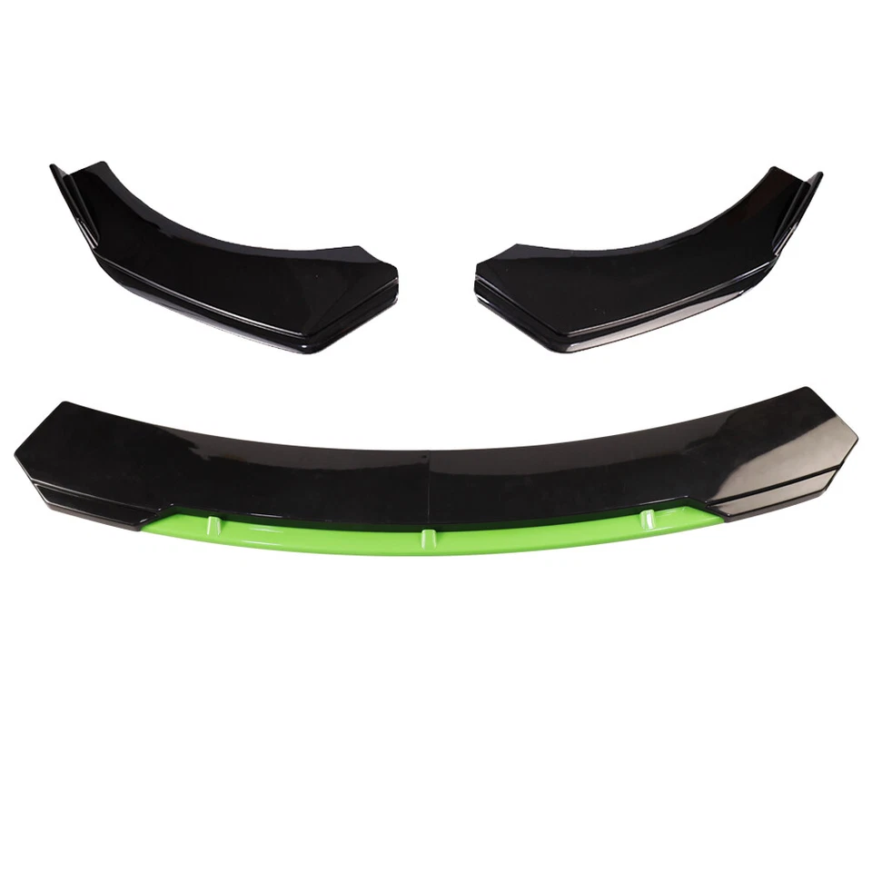 For Dodge Durango Front Bumper Lip 86" Side Skirt Rear Bumper Lip Black Green - Image 4 of 4