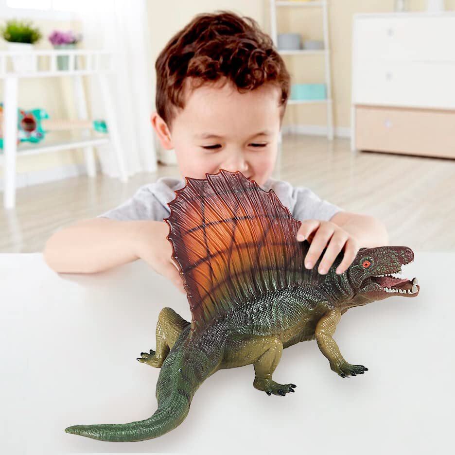Dinosaur Toys Dimetrodon, Dinosaur Figure Toy, Dimetrodon Toy Figurine