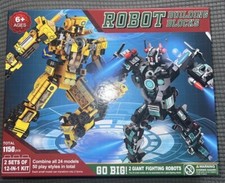 Two Fighting Robots Building Blocks 1150 Pieces Brand New