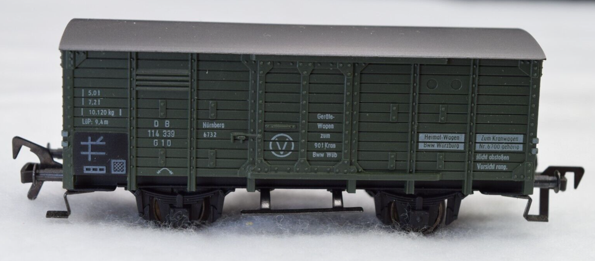 Wagon Voyageurs Fleischmann 92467 - époque 4, Reich Breslau, Vert, Occasion